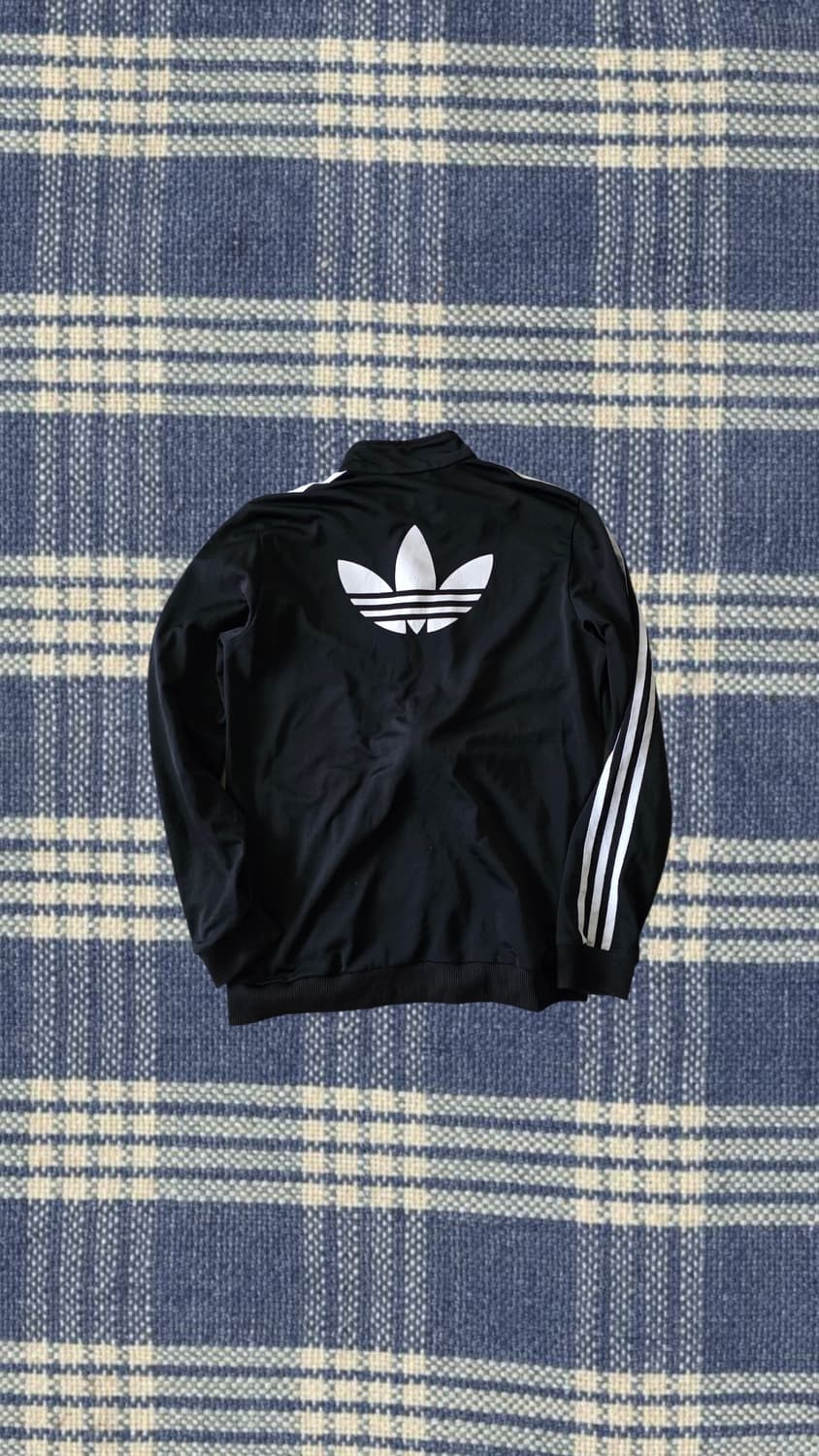 아디다스 파이어버드 빅로고 트랙탑 져지 블랙  상품이미지2