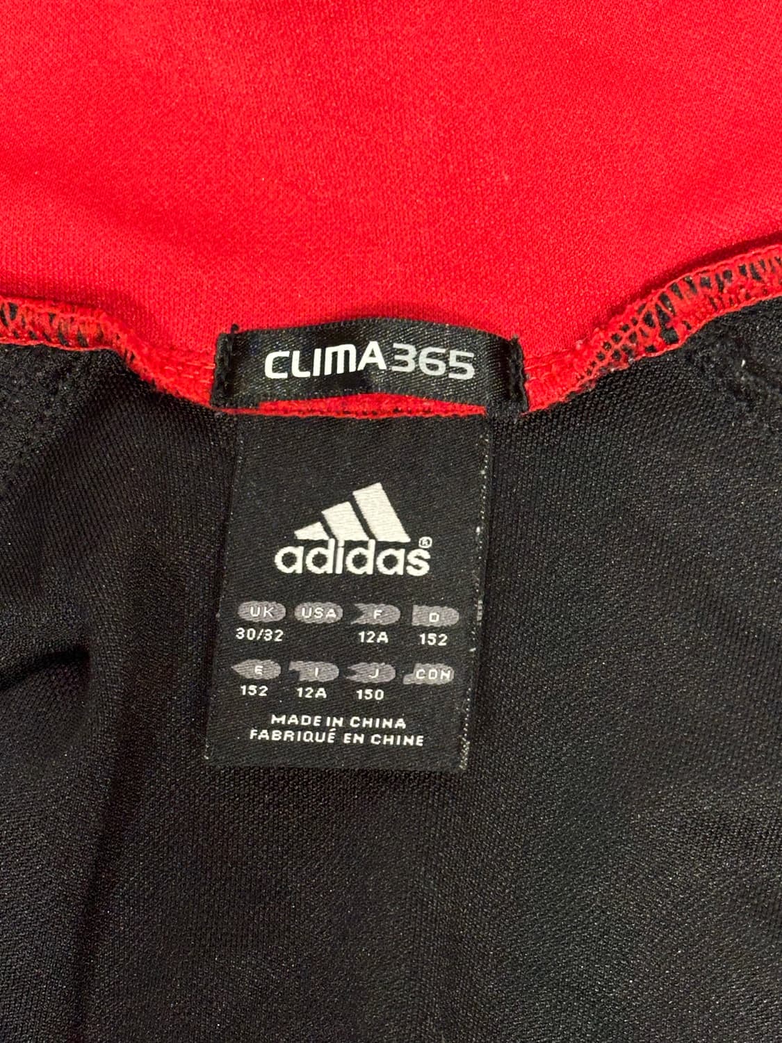 아디다스 블랙 레드 사이드 라인 스몰 로고 트랙탑 져지 상품이미지7