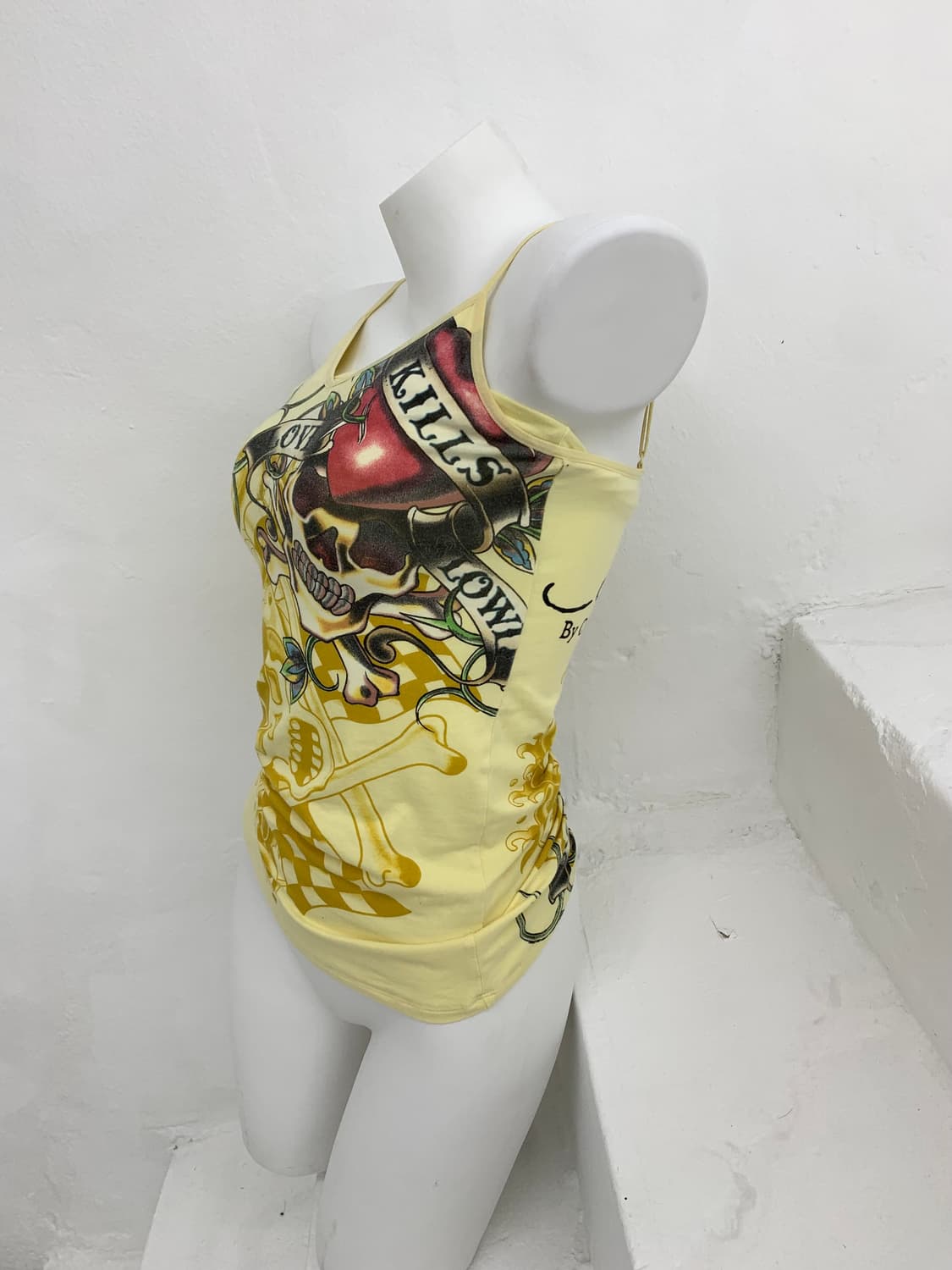 Ed hardy skull logo y2k sleeveless  상품이미지5