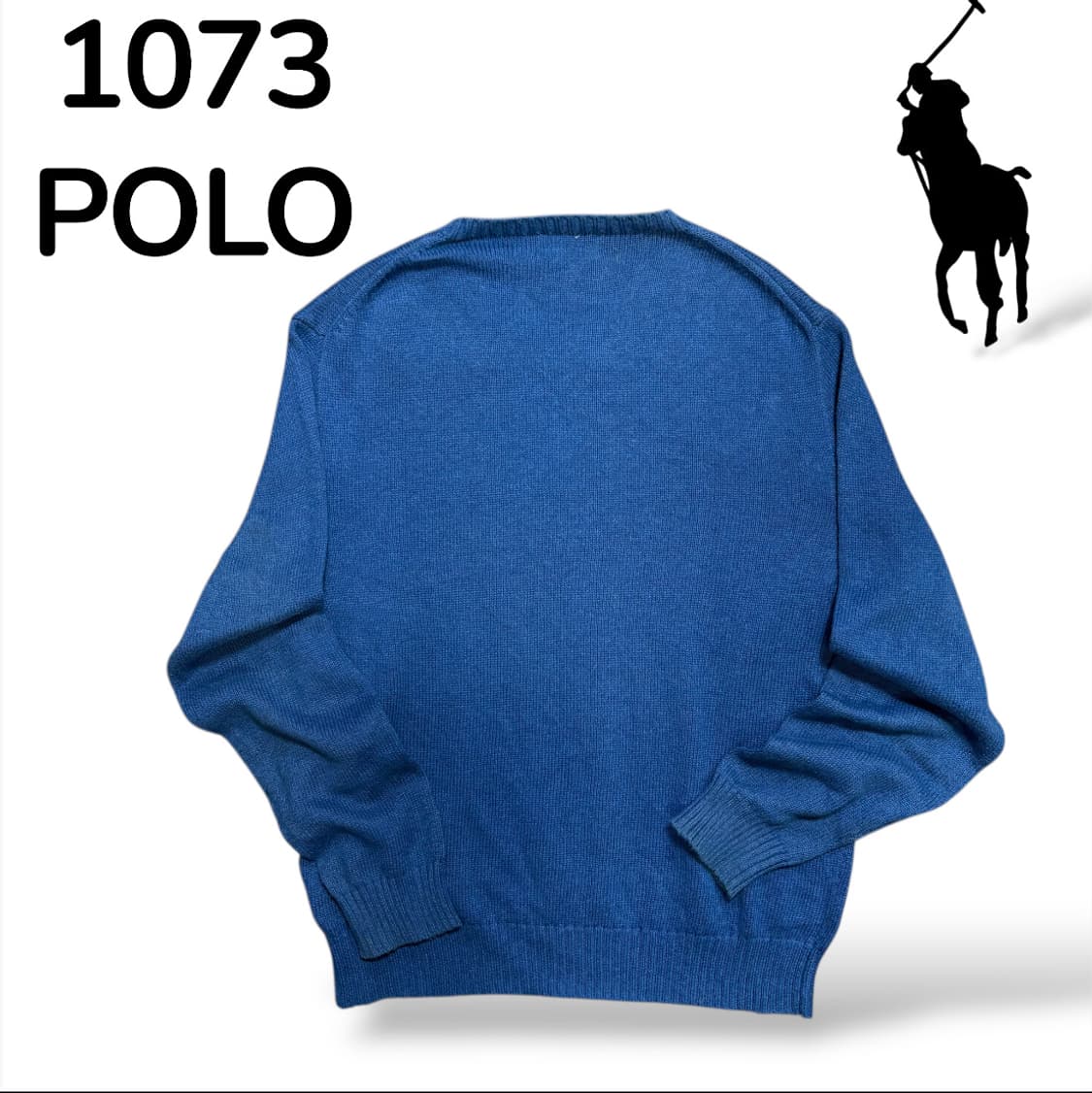 폴로 옐로우 포니 네이비 신형 니트 L 상품이미지3