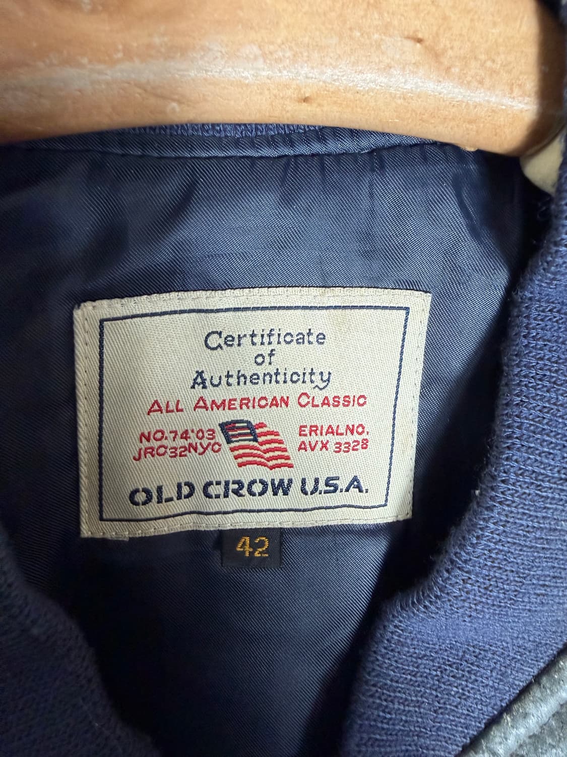 올드크로우 돈피가죽 가죽자켓 레더자켓 상품이미지5