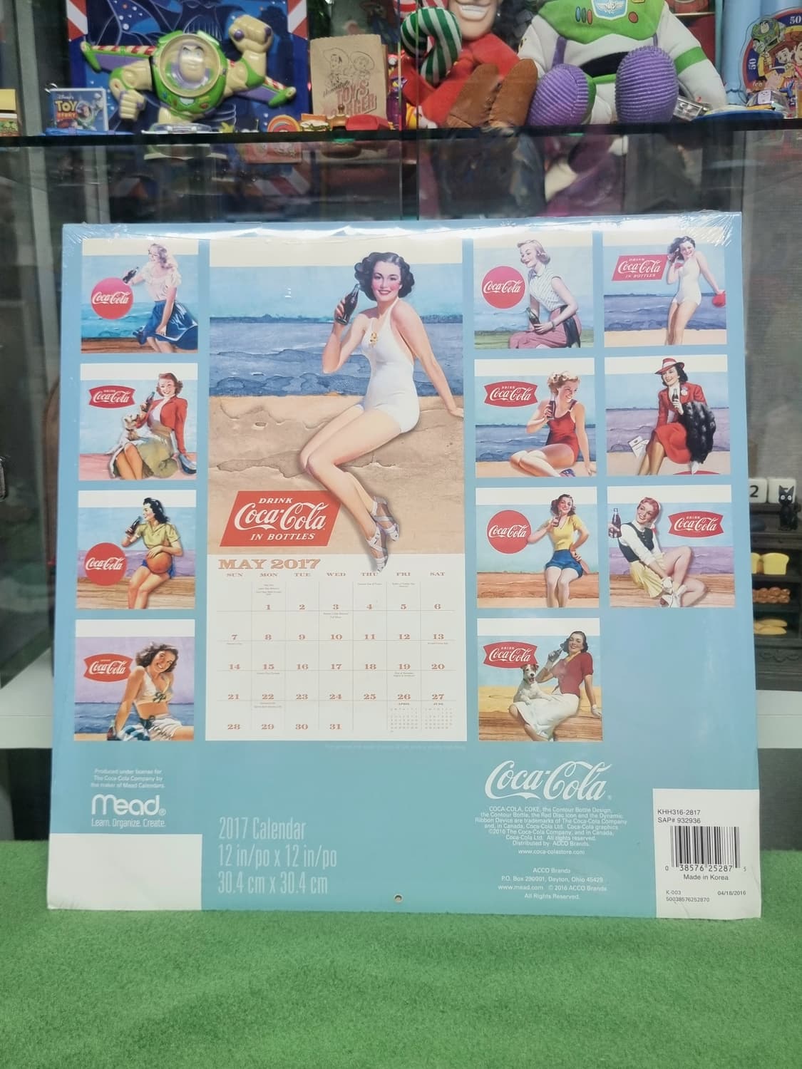코카콜라 레트로 핀업걸 달력 상품이미지2
