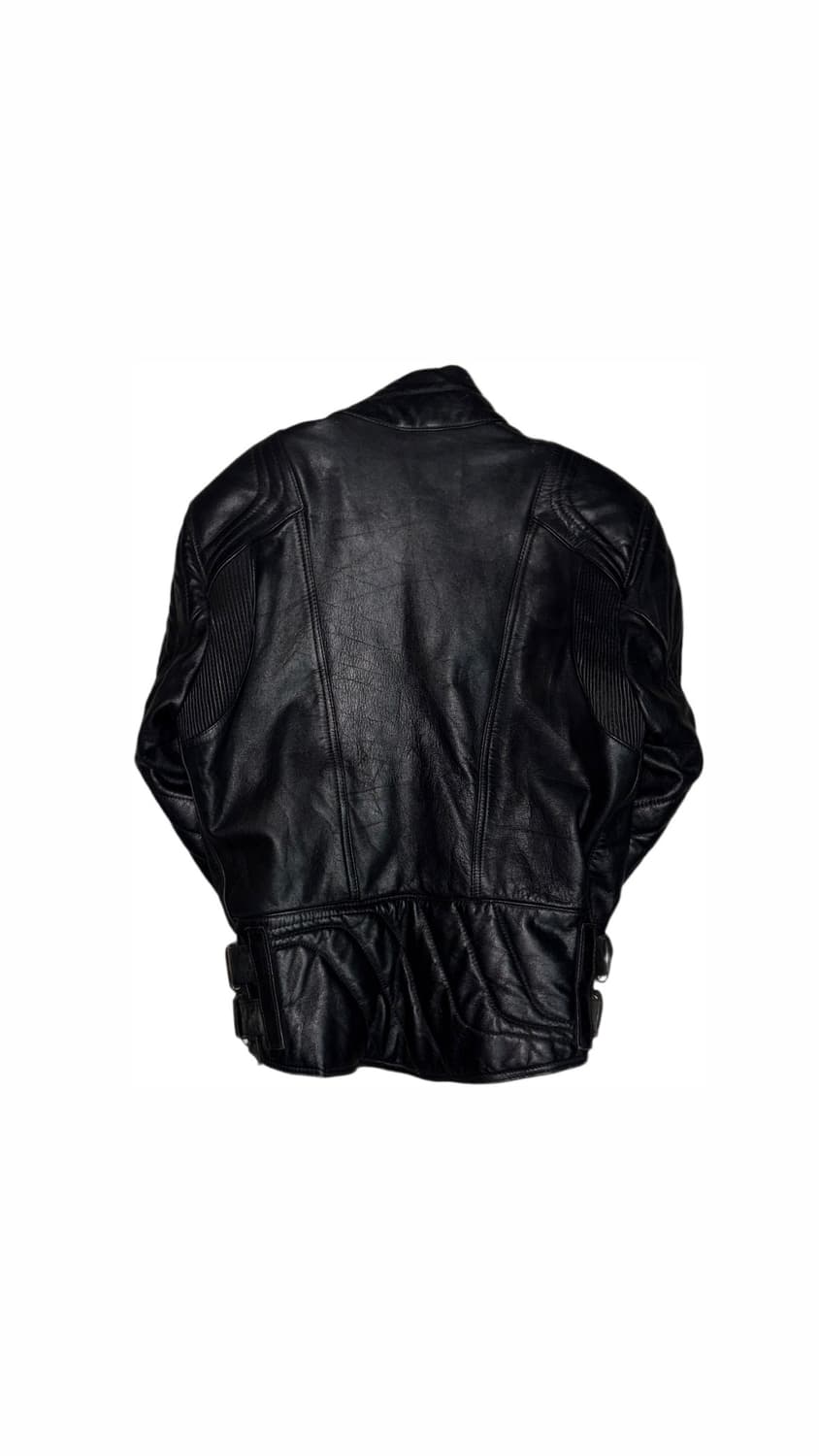 Real Leather Biker Jacket 상품이미지2