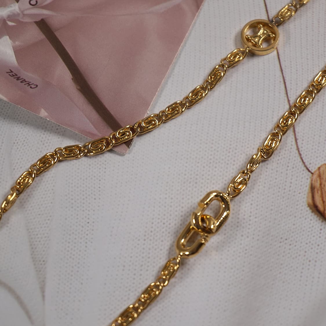 셀린느 트리오페 체인 롱 목걸이 상품이미지7
