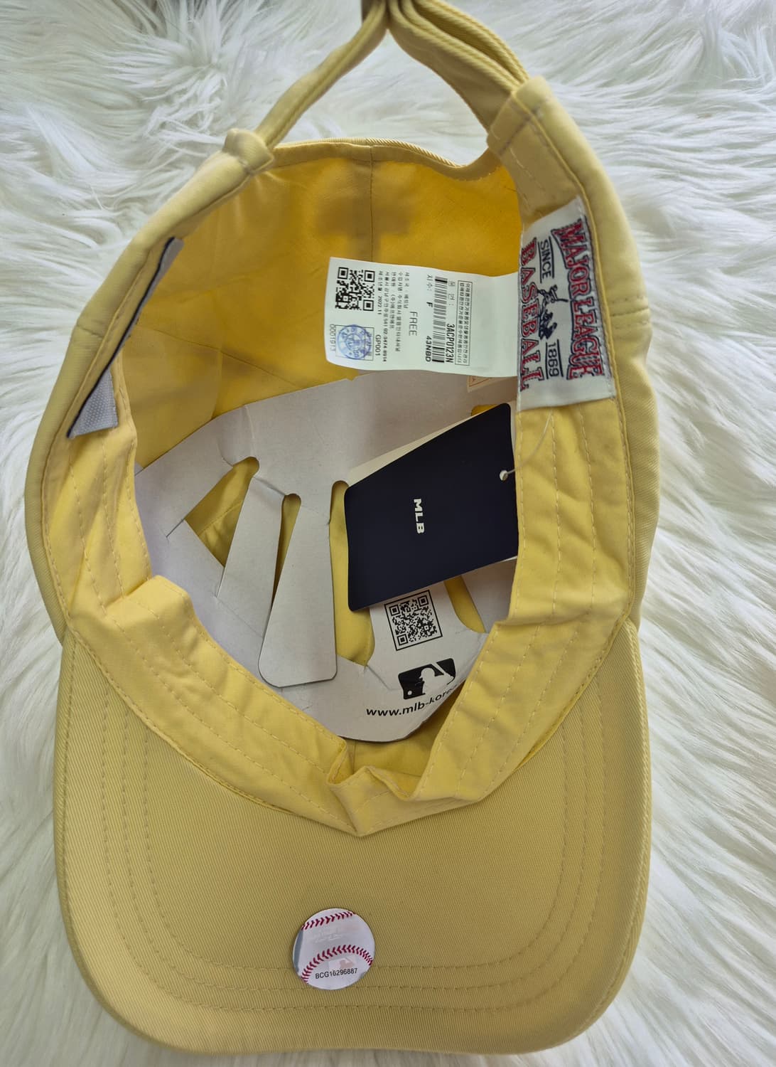 MLB 보스턴 레드삭스 볼캡 옐로우 FREE 새제품 상품이미지2