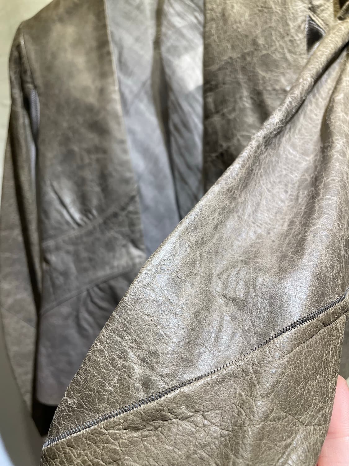 Rick Owens 2010 Sheepskin Silk Jacket 상품이미지4