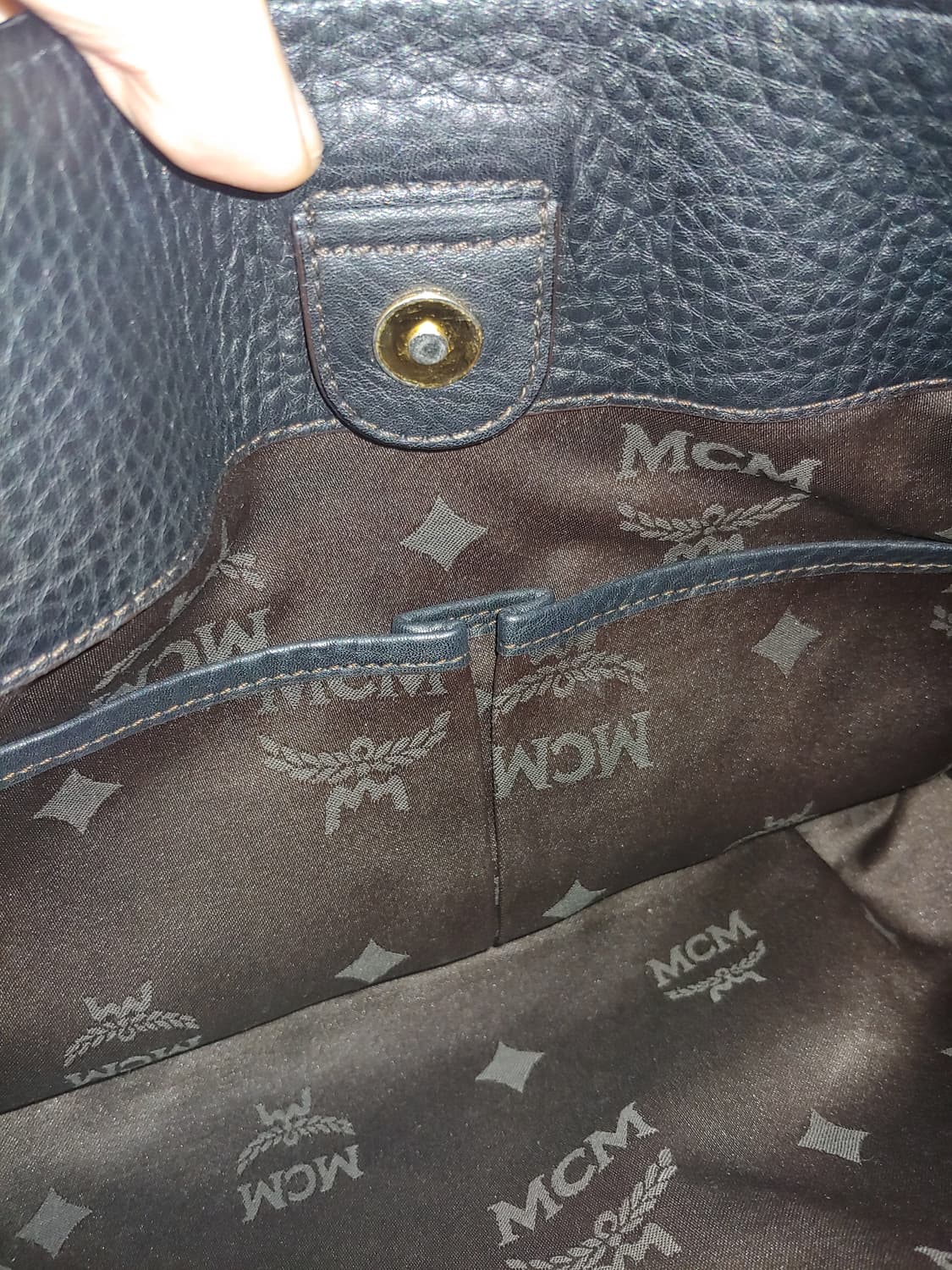mcm 네츄럴레더 호보백 라지 상품이미지8