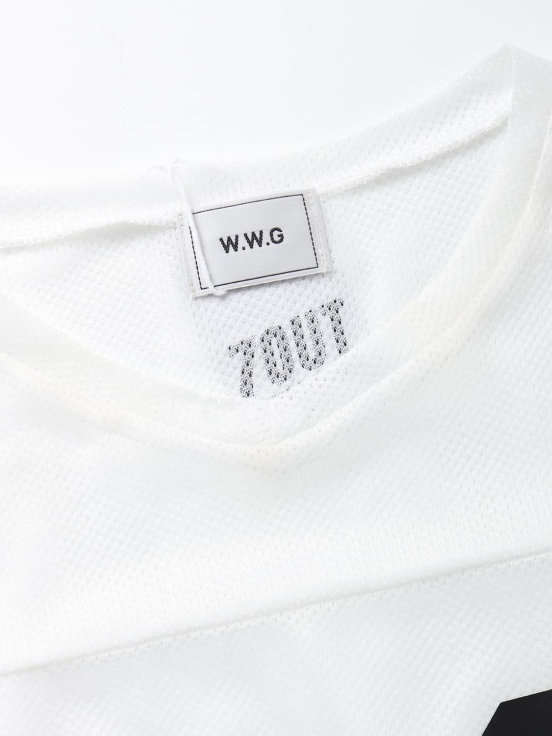 WHO'S WHO gallery Numbering Mesh Top 상품이미지7