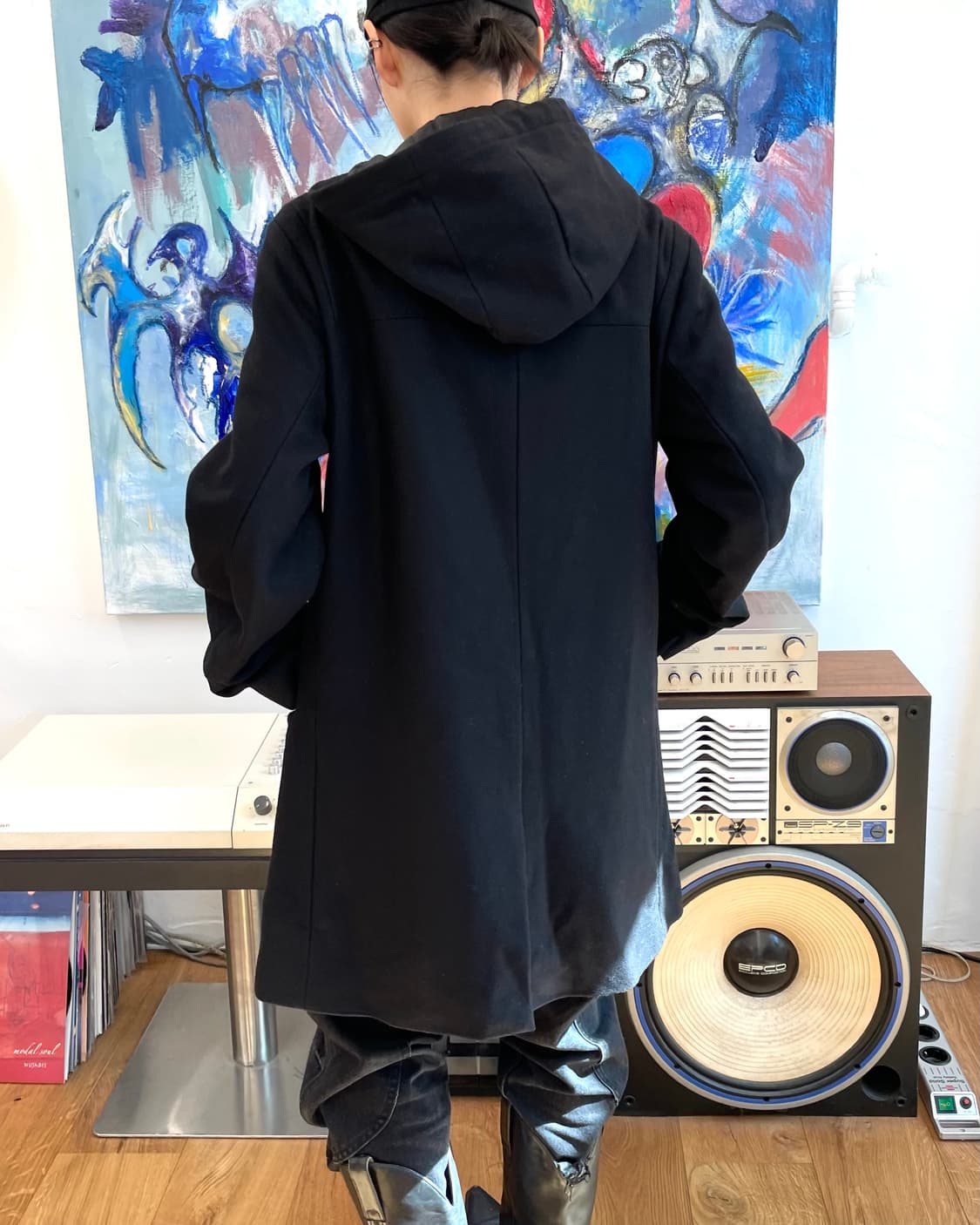 [50] 휴고보스 레더 토글 코트 상품이미지4