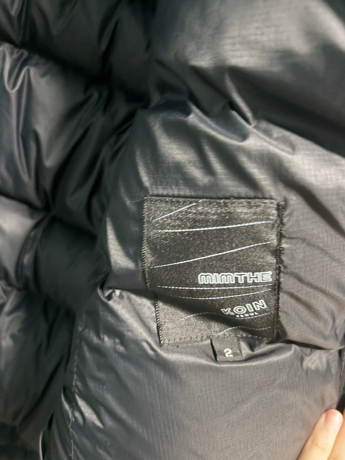 밈더워드로브 x 코인서울 콜라보 패딩 2사이즈  상품이미지2