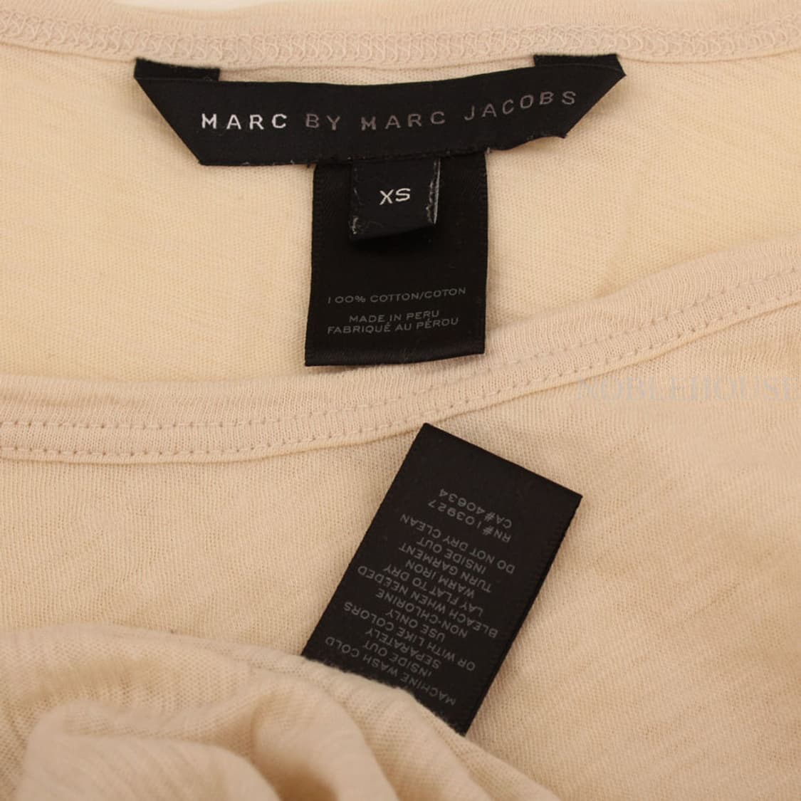 마크바이마크 아이보리 아플리케 티셔츠(XS) 상품이미지4