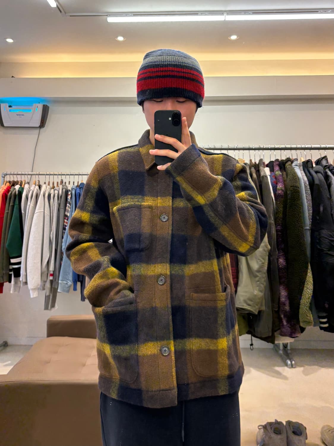 Universal Works 플래드 플리스 필드 자켓 상품이미지8