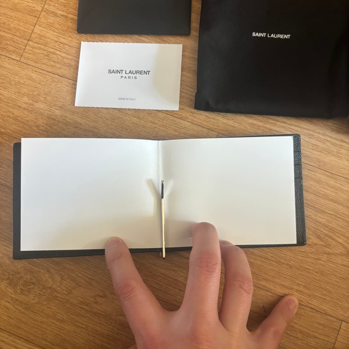 남성 생로랑 머니클립 반지갑 가격내렸습니다ㅎ 상품이미지7