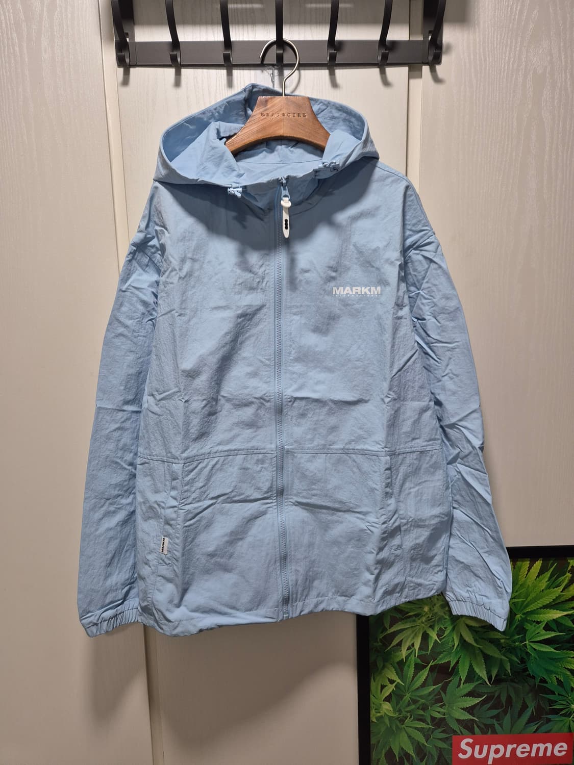 (타임세일)(새상품)MARKM 바람막이 셋업 하늘색 상품이미지2