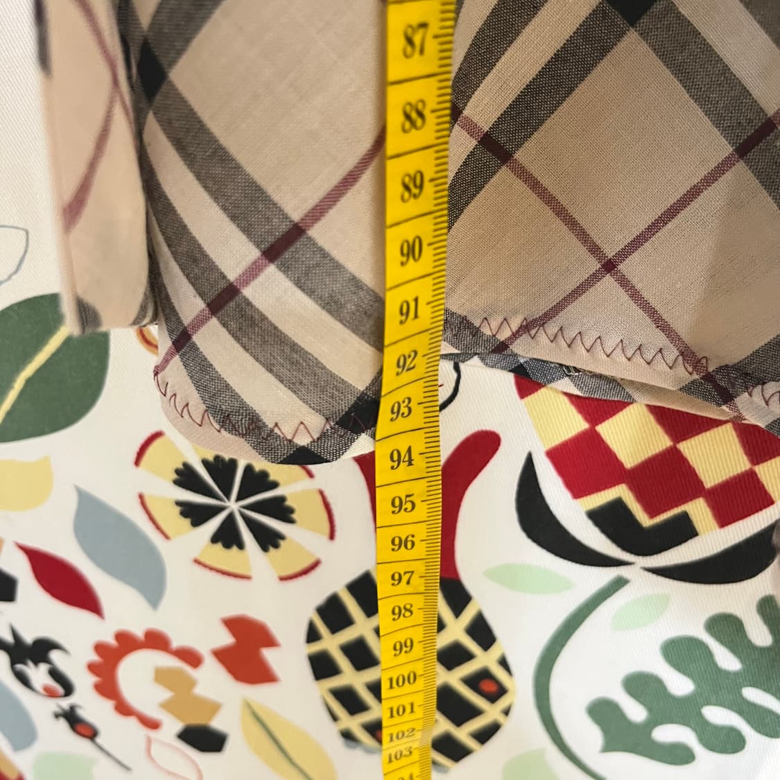 버버리 블루라벨 체크 원피스 36 상품이미지8