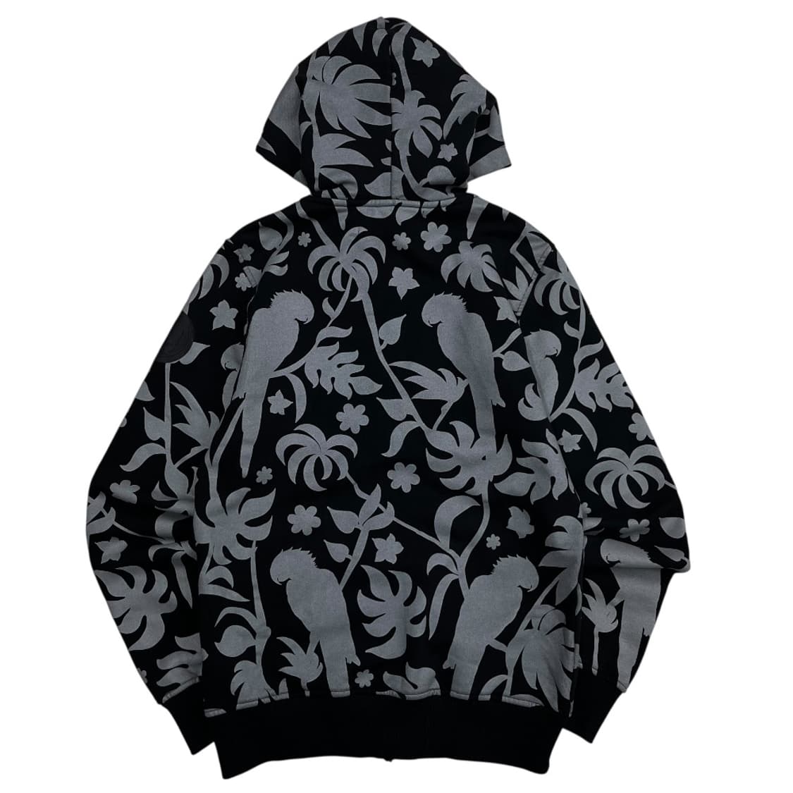 하이드로겐 패턴 블랙 후드집업 S 상품이미지4