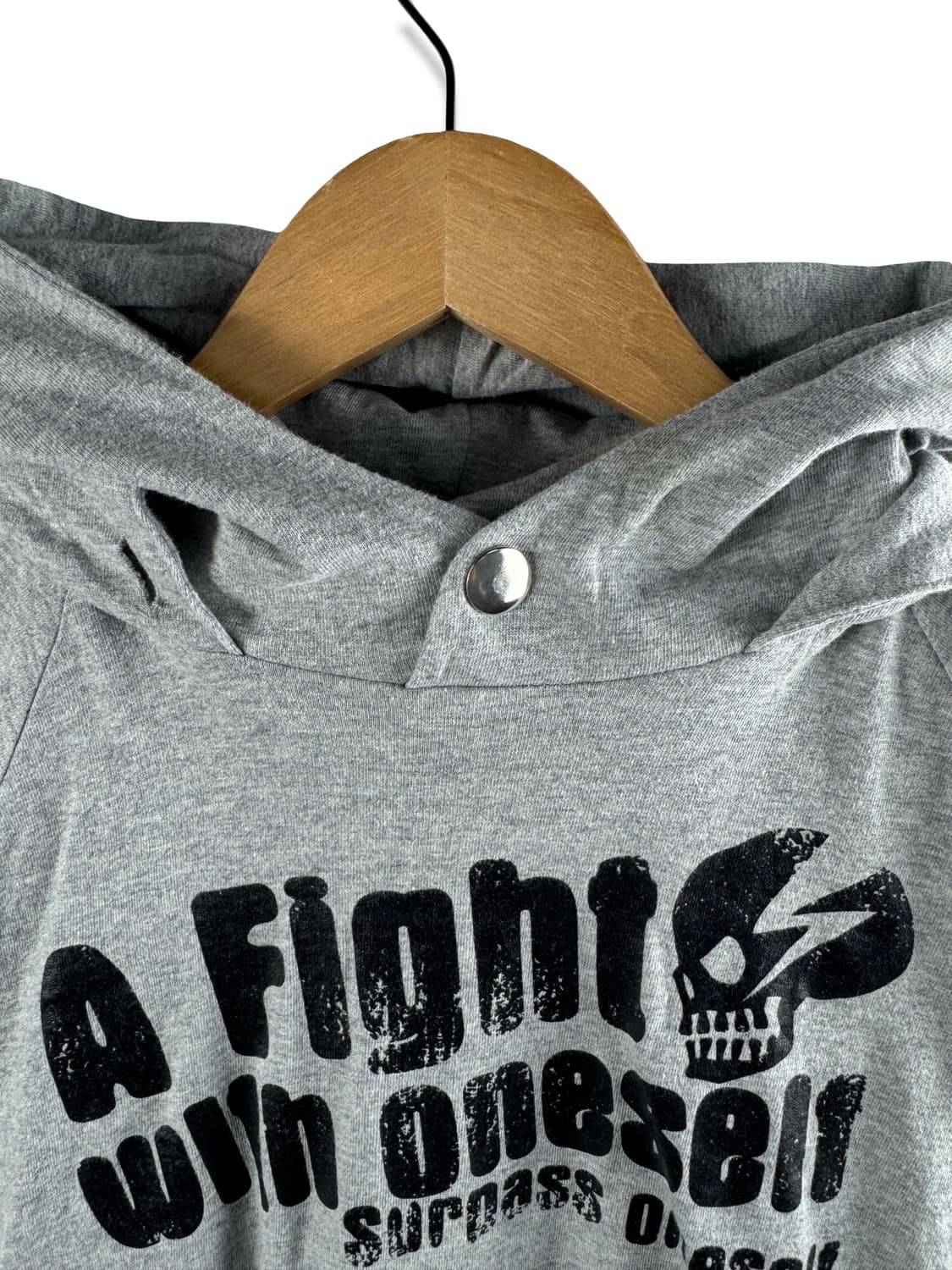 JPN 스컬 키치 반팔후드티2359 상품이미지3