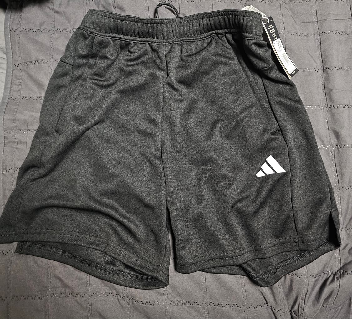 아디다스 블랙 트레이닝 반바지 츄리닝 새상품 상품이미지3