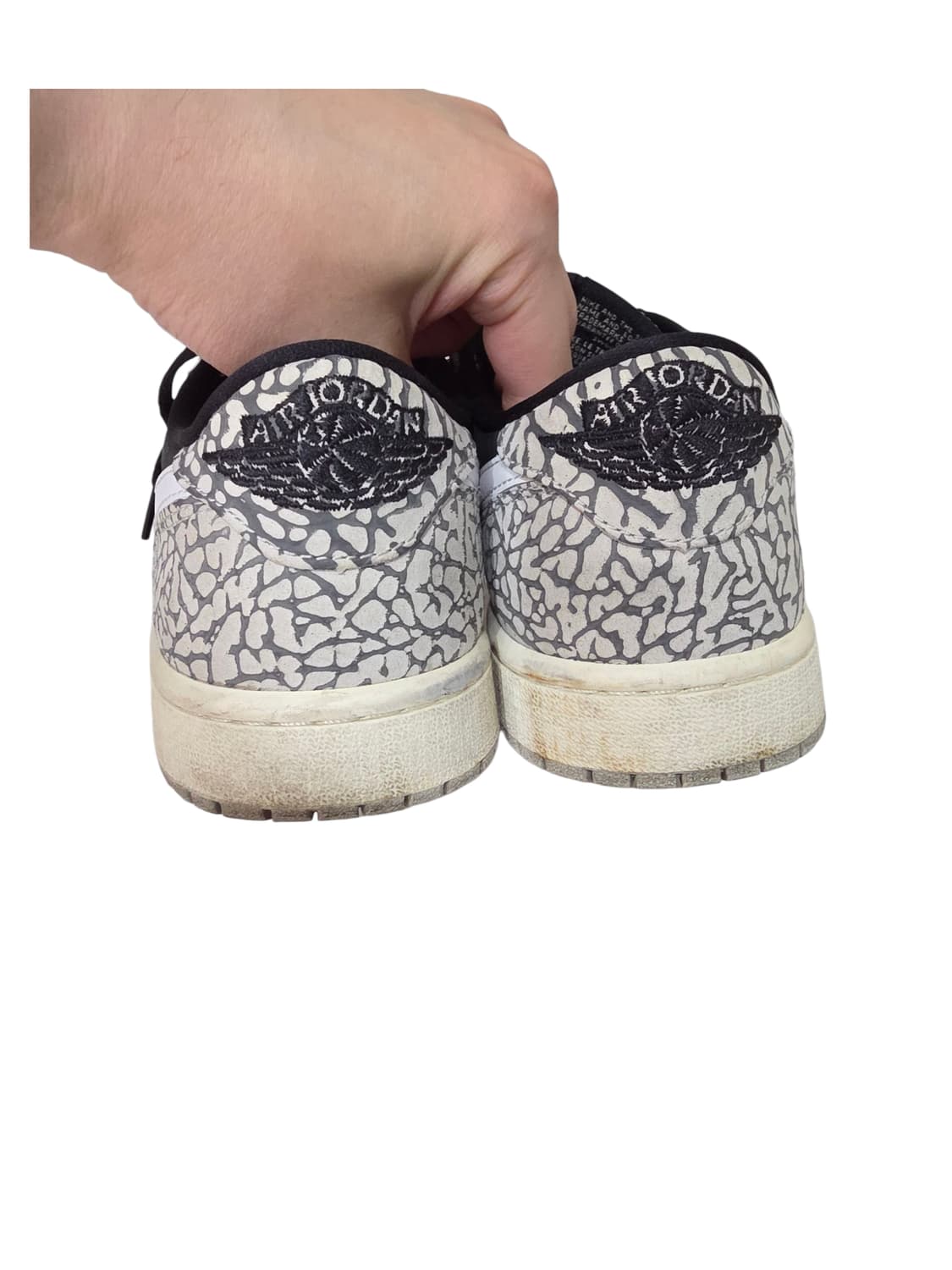 Jordan 1 Retro Low OG Black Cement 상품이미지4