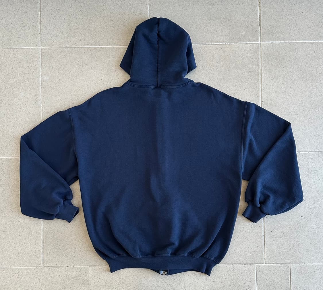 00s 빈티지 러셀 후드집업 네이비 L 상품이미지2