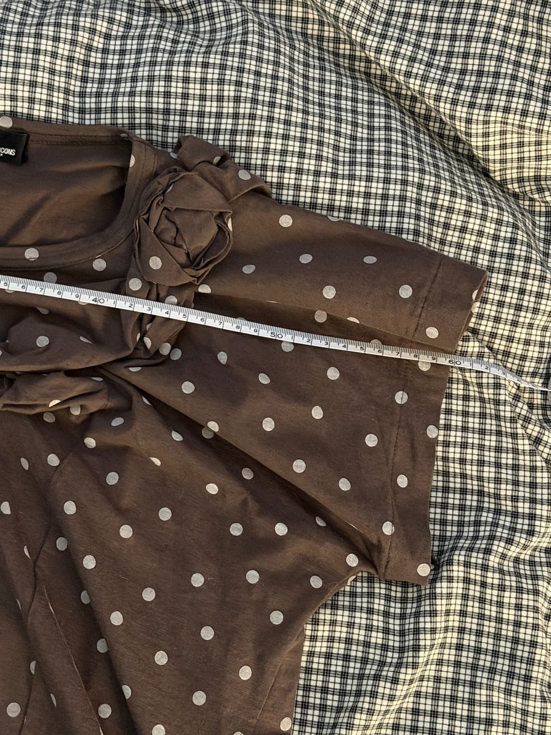 꼼데가르송 트리콧 드레이프탑 상품이미지2