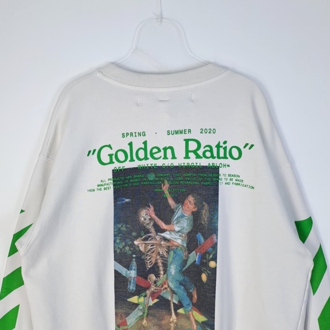 오프화이트 백 파스칼 맨투맨 상품이미지5