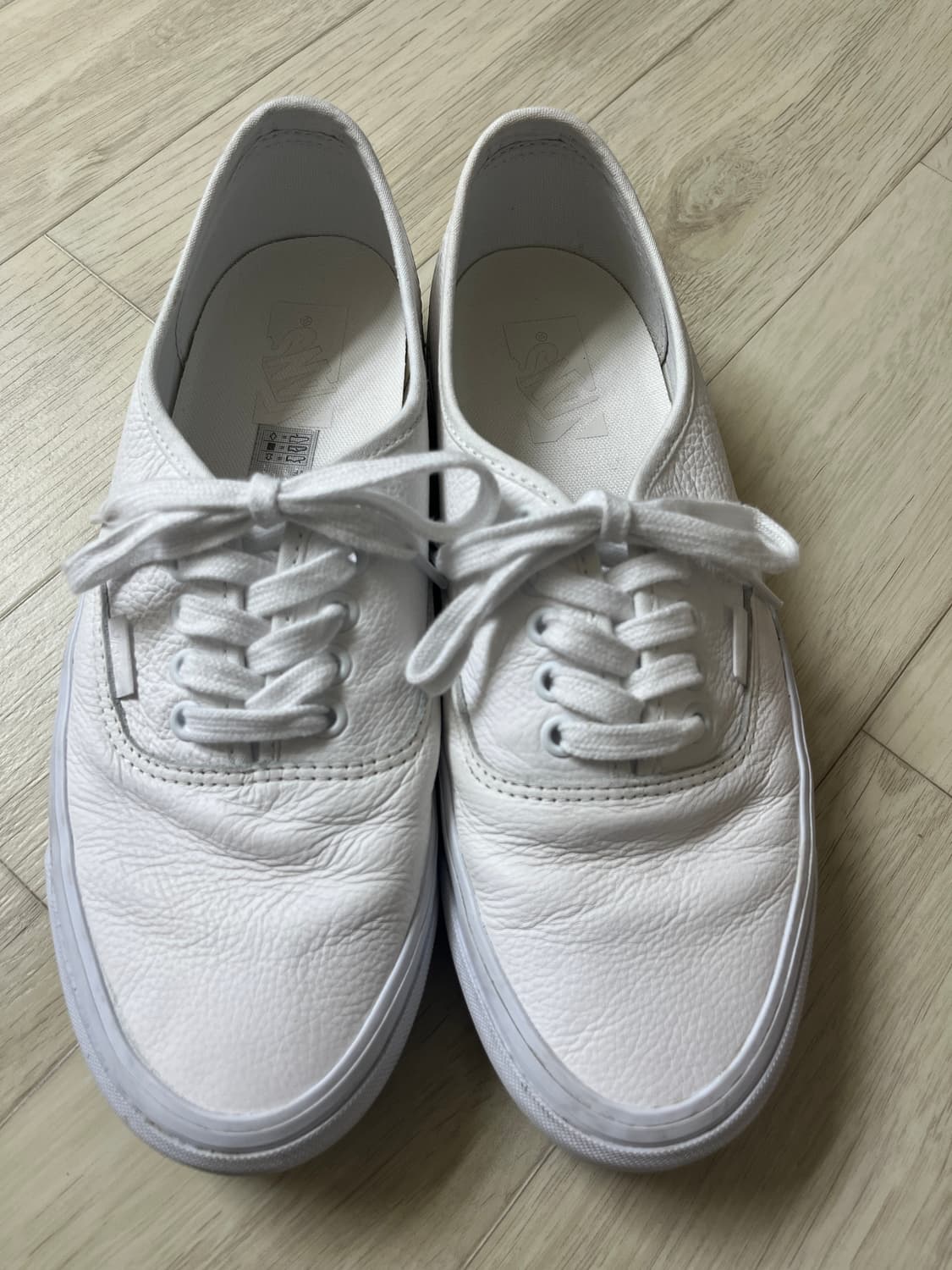 Vans 반스 어센틱 리이슈44 화이트레더 US9.5 275 상품이미지1