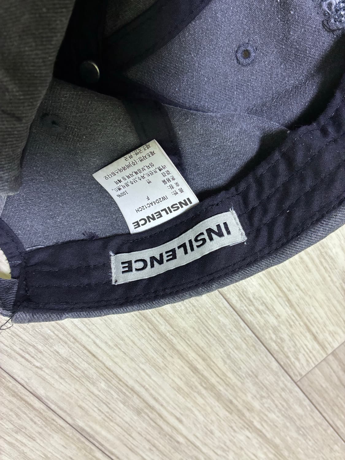 인사일런스 빈티지 모자 상품이미지3