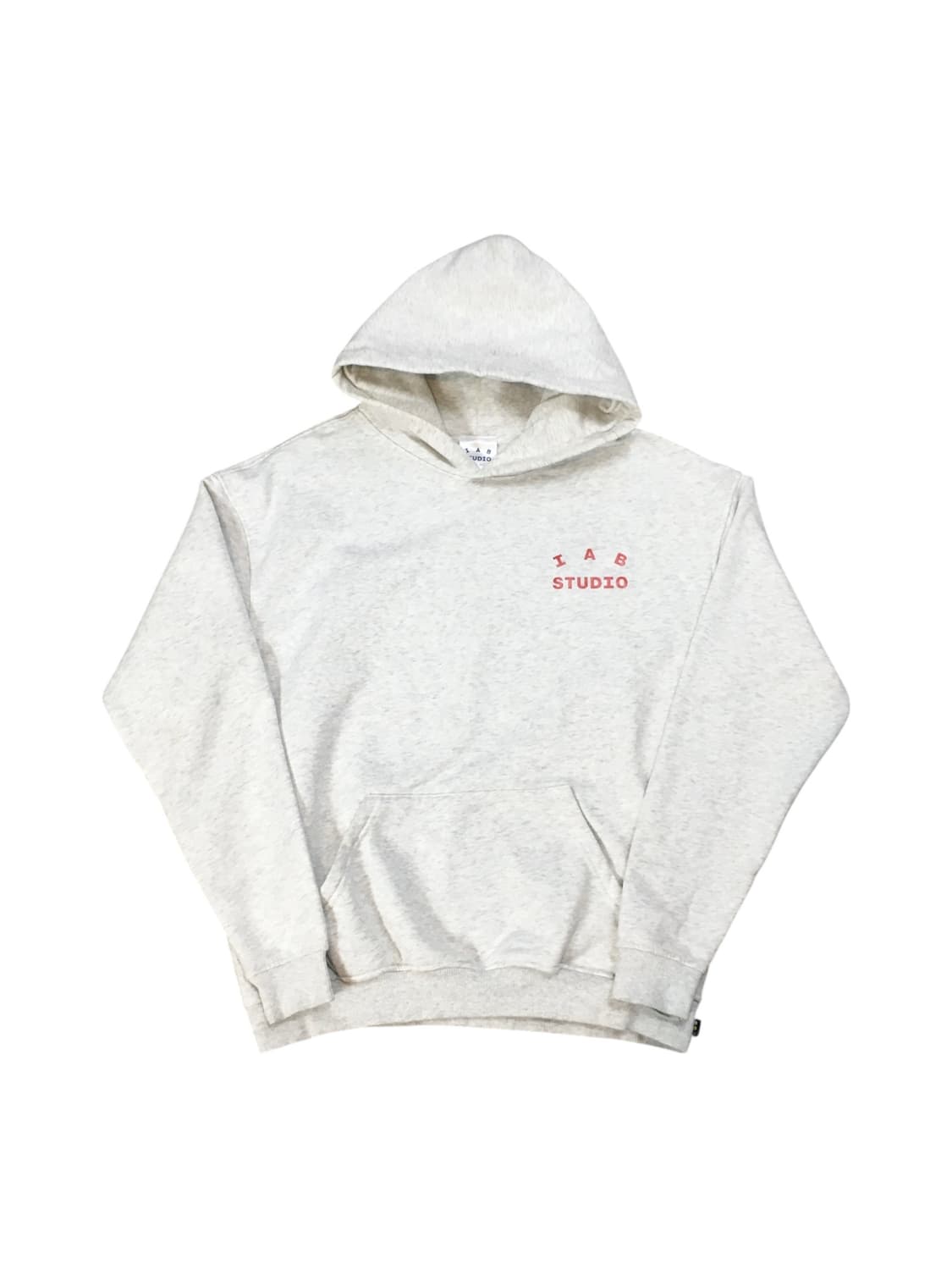 아이앱 스튜디오 후드티 화이트레드 상품이미지1