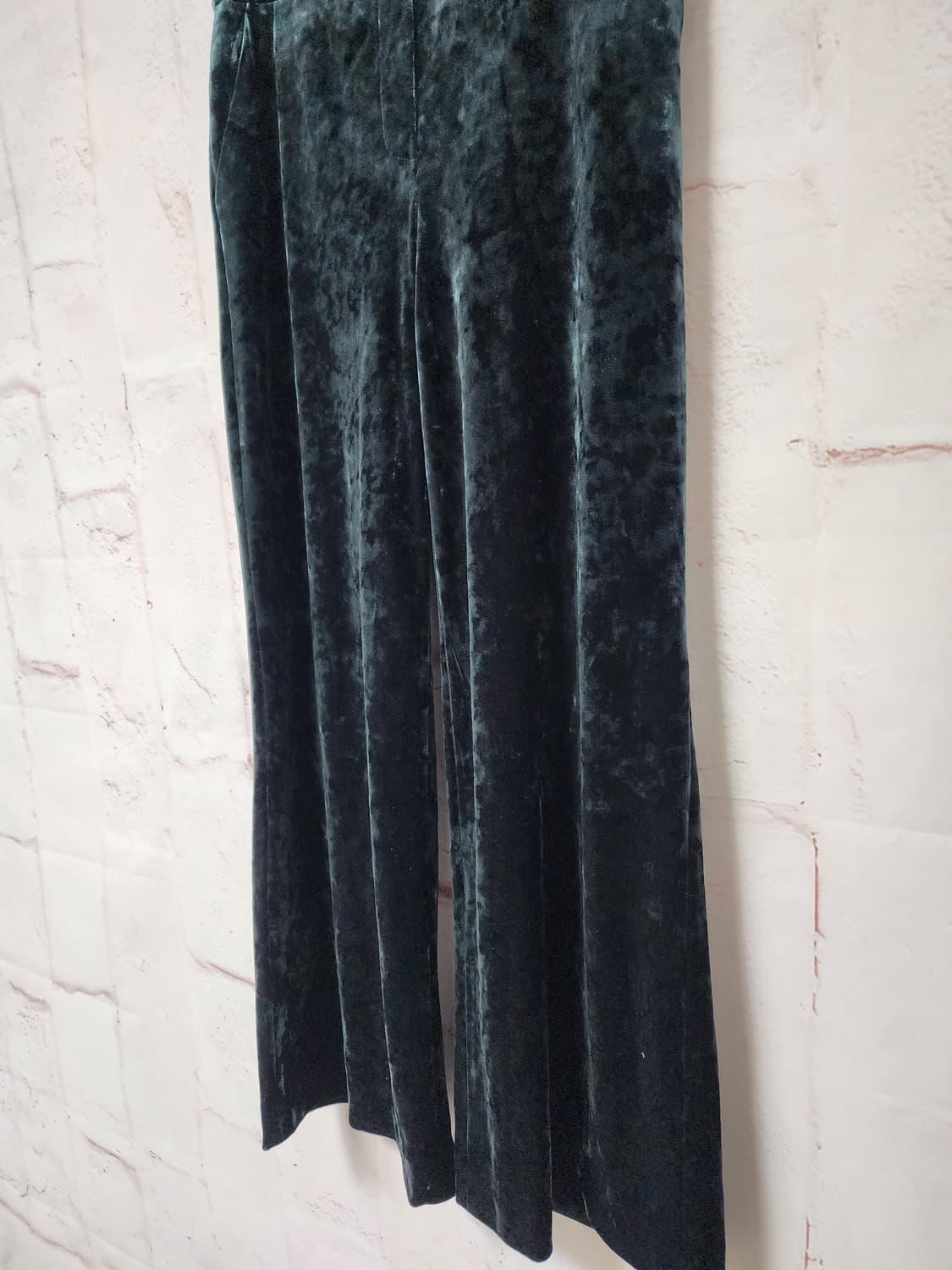 한섬 세컨플로어 벨벳 와이드 팬츠 상품이미지2