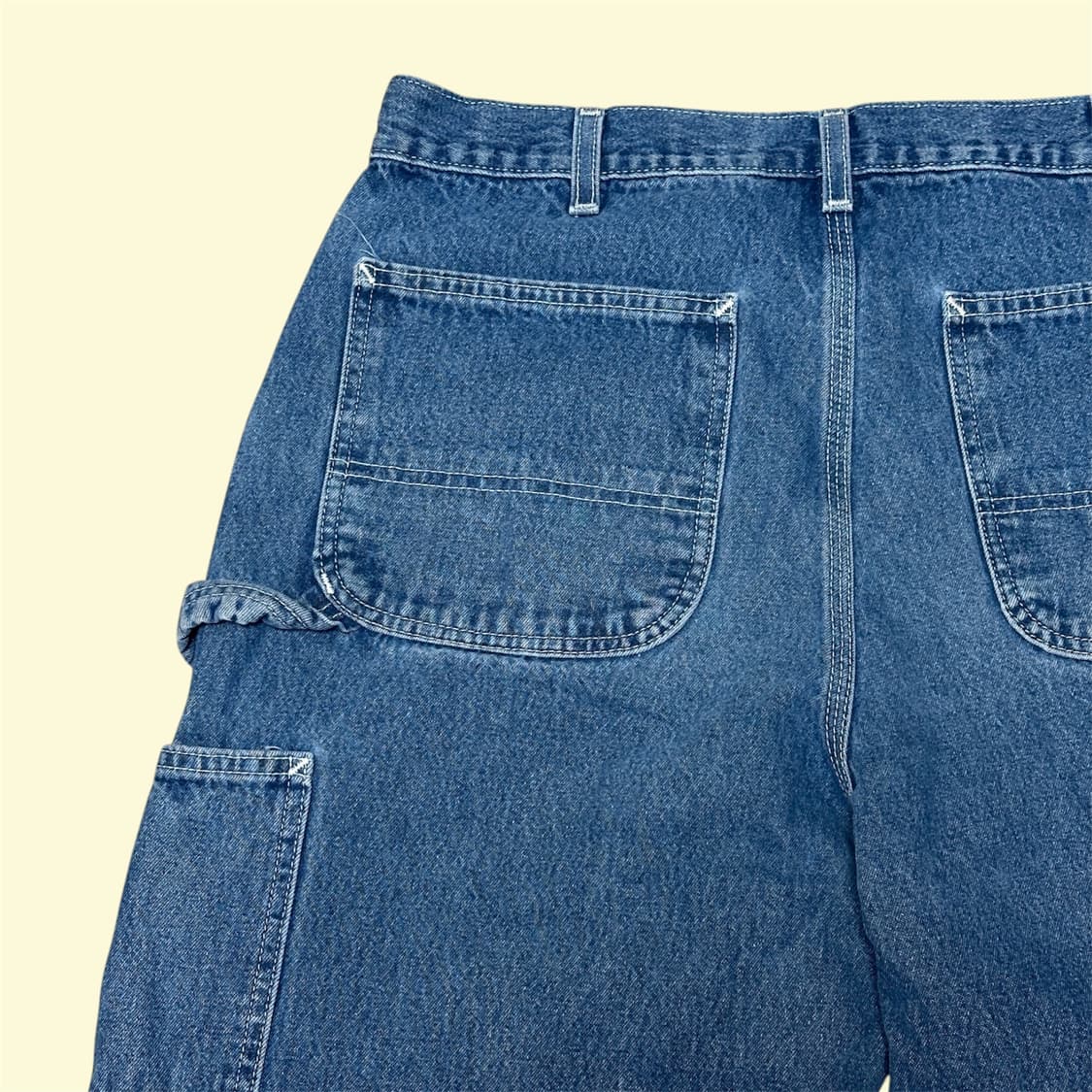 칼하트 B13 데님 싱글니 카펜터 팬츠 34 오리지널 던가리핏 상품이미지3