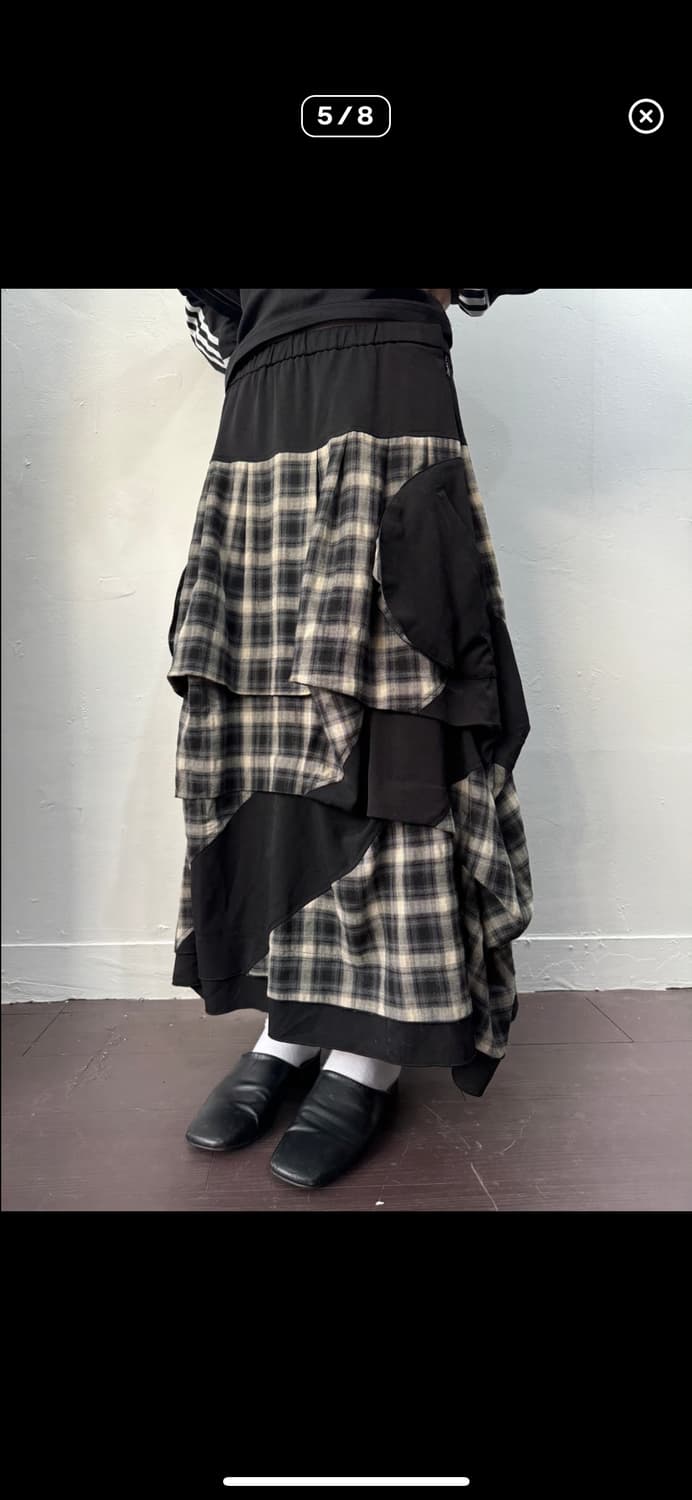pneumaire design long skirt 상품이미지5