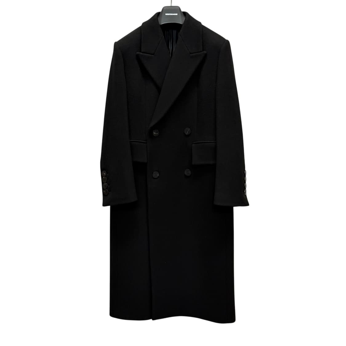 우영미 피크드 라펠 더블 코트 (95) 상품이미지1