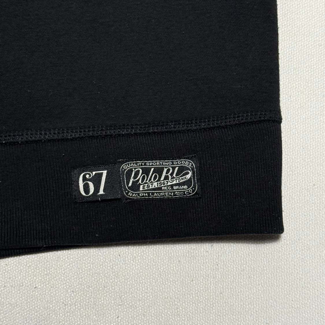 L 폴로랄프로렌 빅로고 블랙 맨투맨 상품이미지4