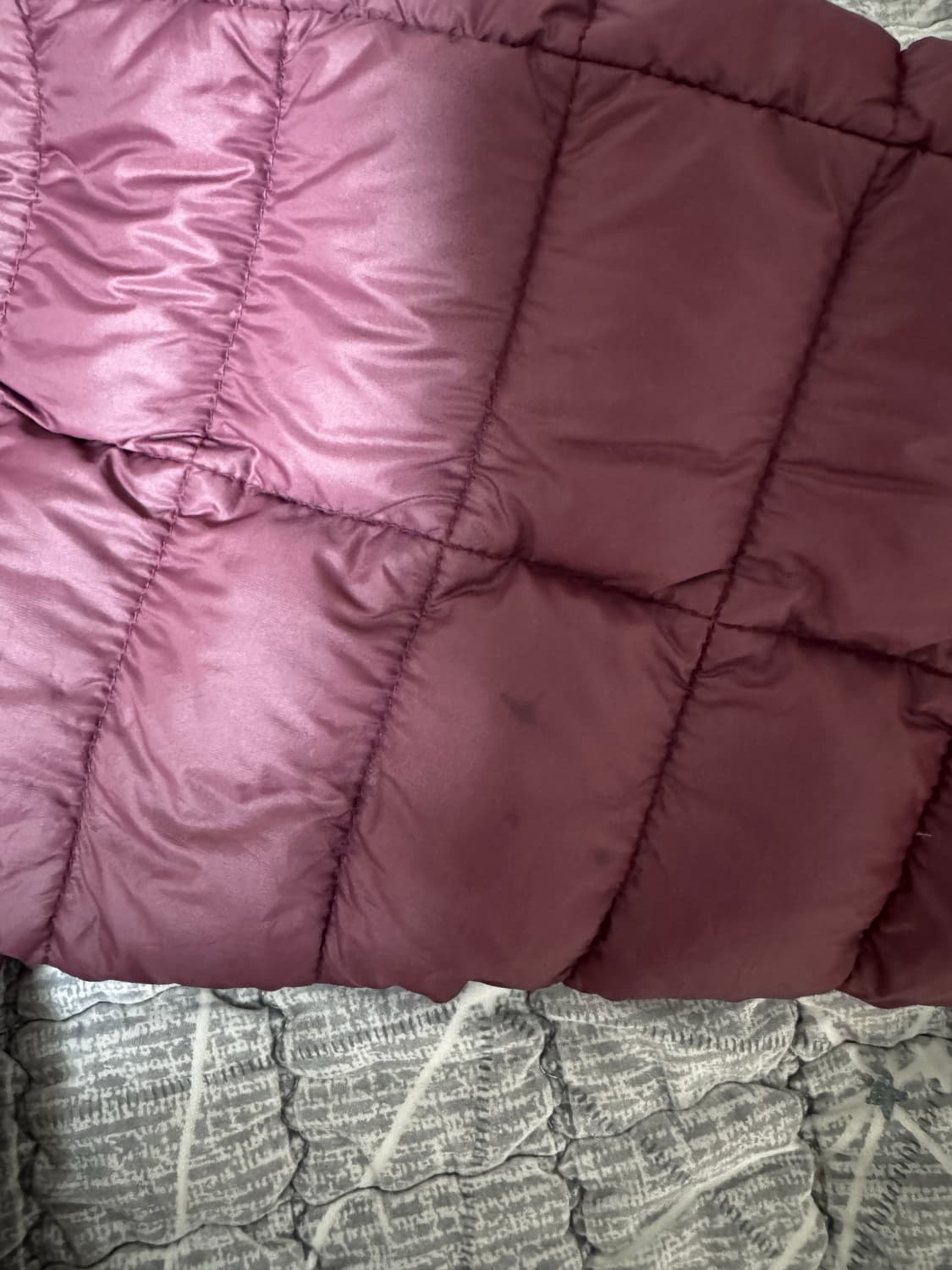 몽벨 와인색 경량패딩 L 상품이미지7