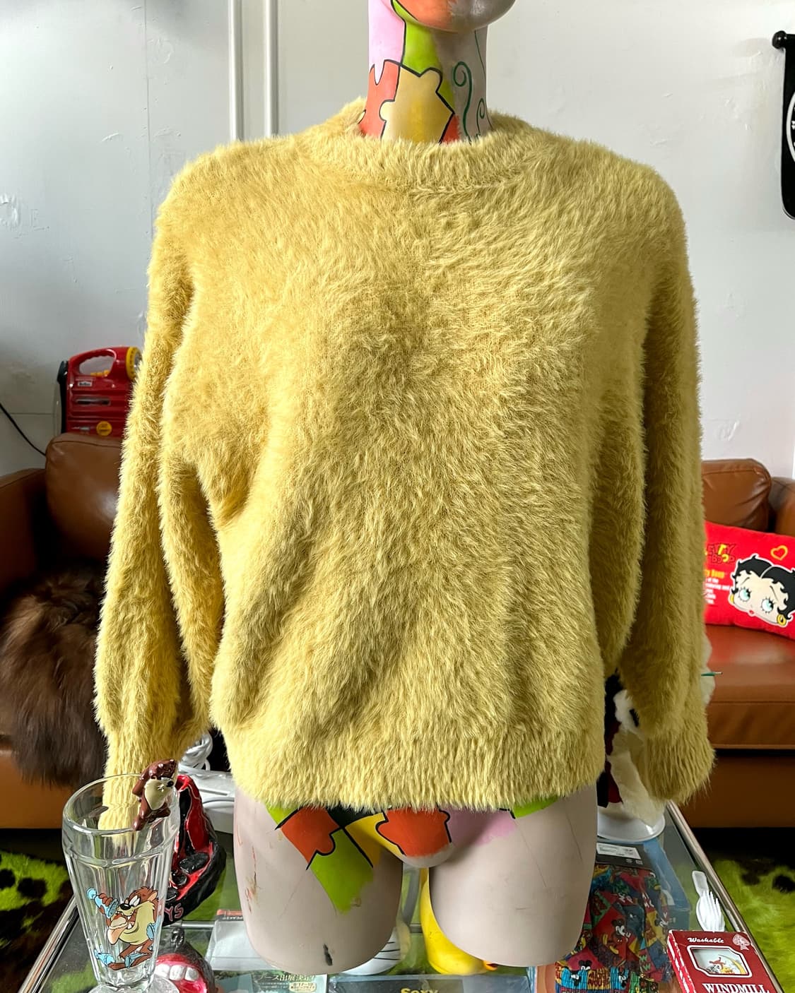 Earth Music & Ecology Fur Knit Sweater 상품이미지2