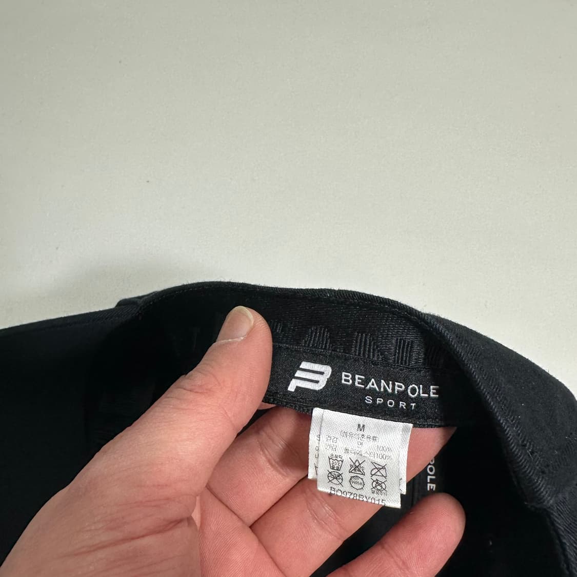 M 빈폴 스포츠 블랙 면 볼캡 상품이미지5