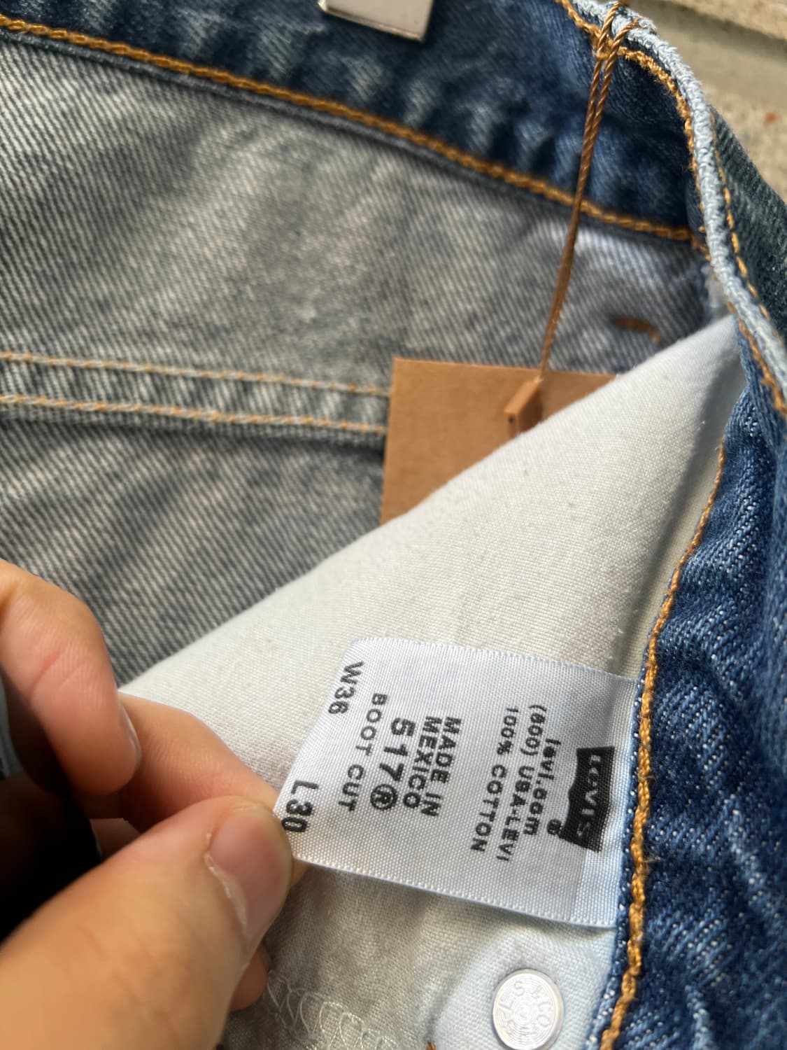 [36]리바이스 USA 517 플레어핏 빈티지 워싱 데님 팬츠 L1 상품이미지8