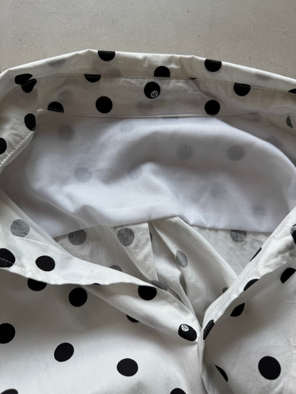 Beams 빔즈 SSZ 도트 셔츠 상품이미지7