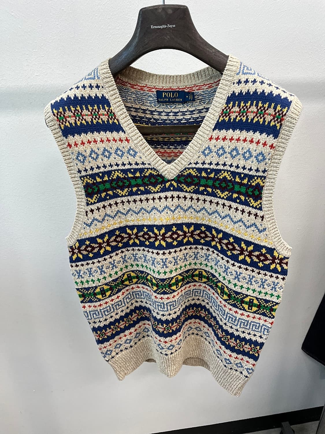 100) 폴로 크리켓 페어아일 베스트  상품이미지2