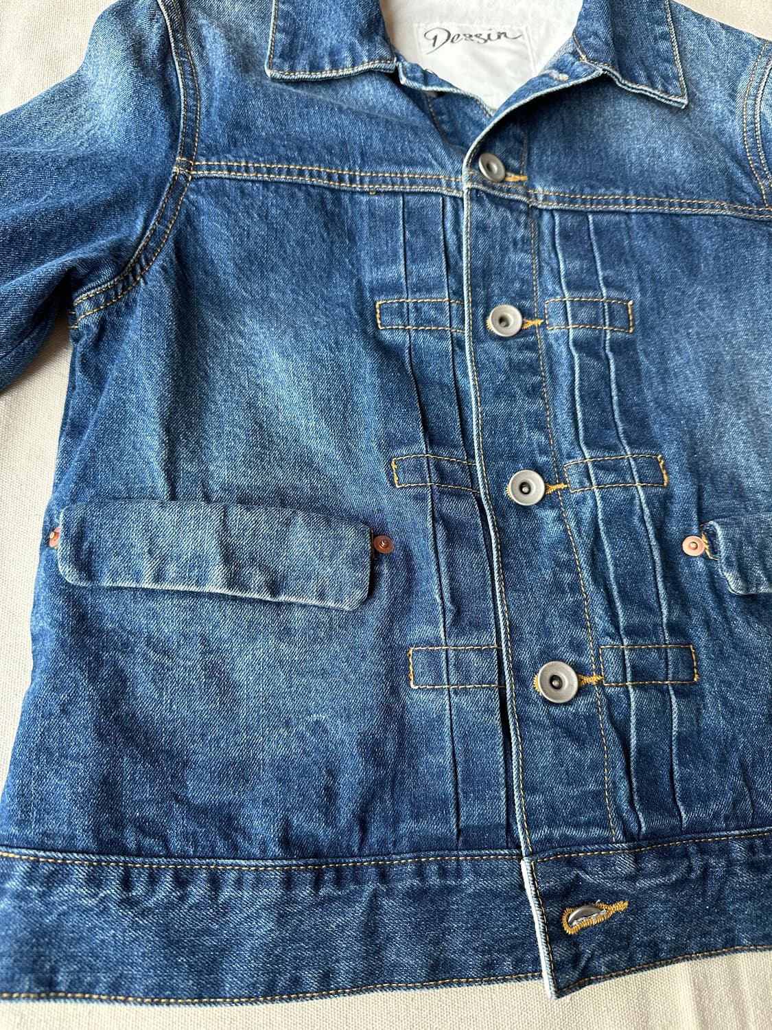 Dessin JPN 데생 크롭 데님 자켓 여성용 2 상품이미지4