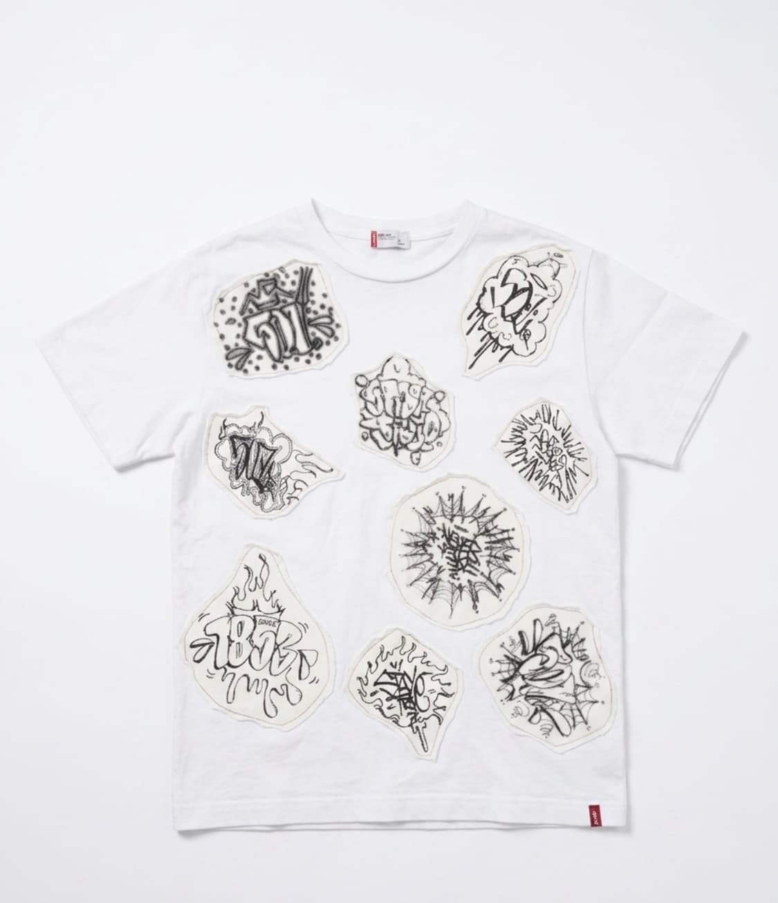 리바이스 레드 탭 한정판 그래피티 반팔 상품이미지1