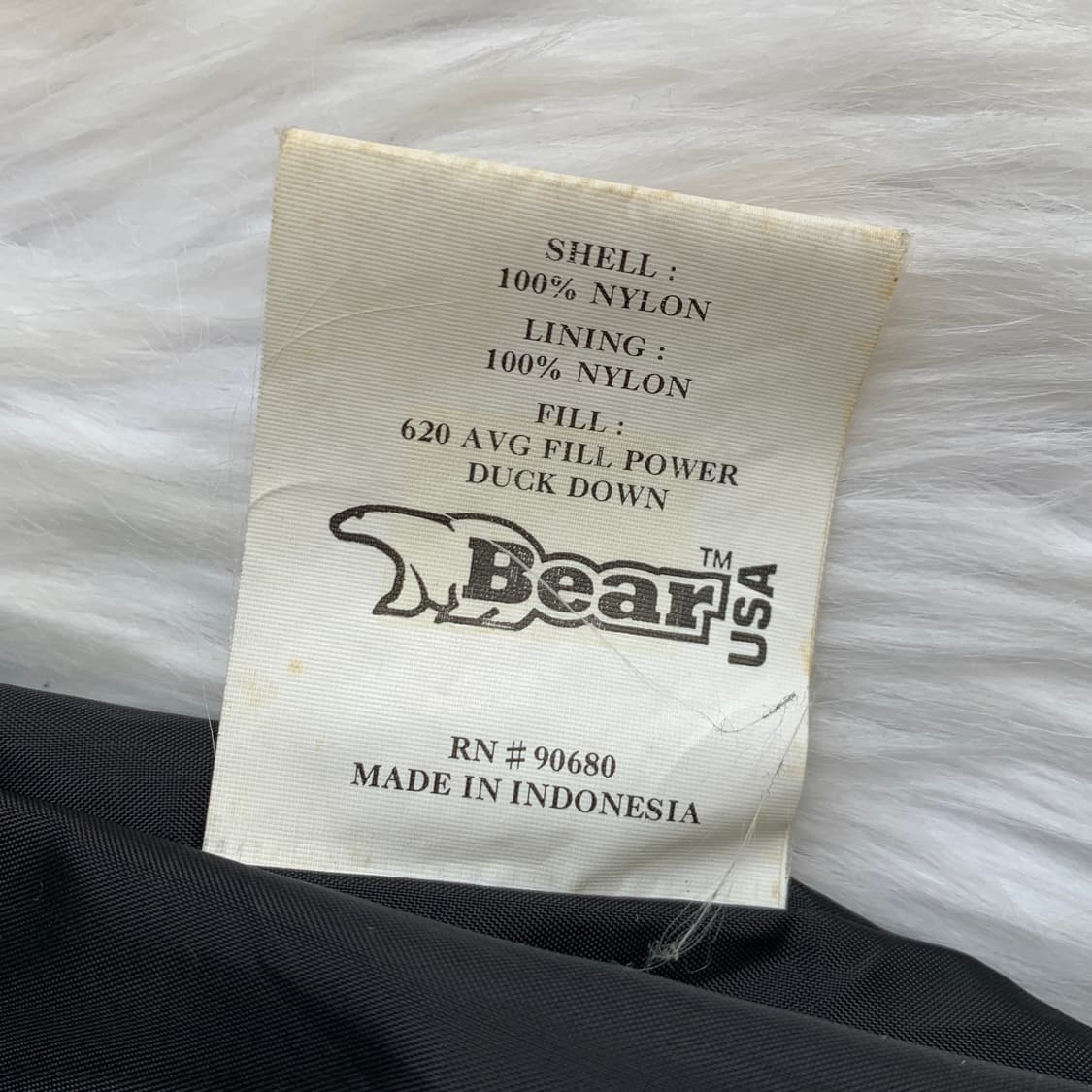 Bear USA 빈티지 90's 덕다운 패딩 점퍼 1769
 상품이미지10