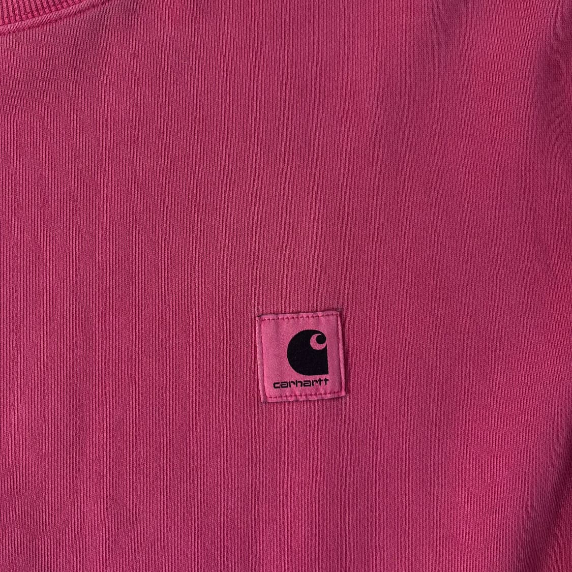 100 칼하트 WIP 피그먼트 핑크 맨투맨 상품이미지3