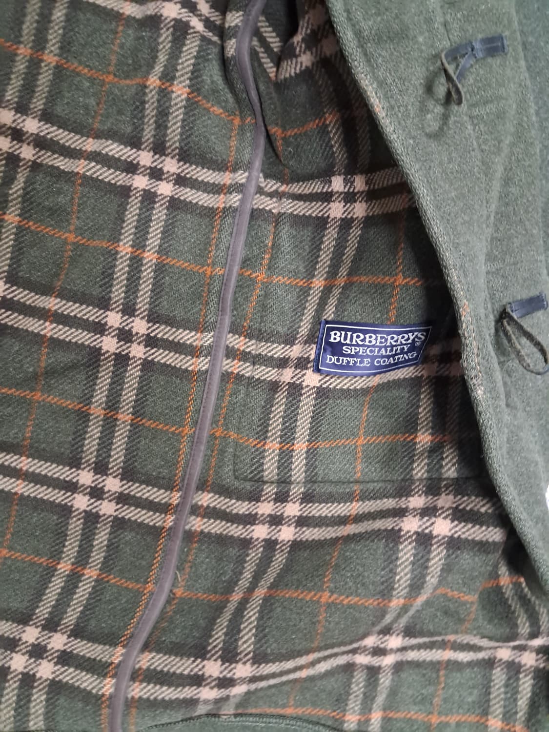 버버리90s아카이브떡복이코트 상품이미지6