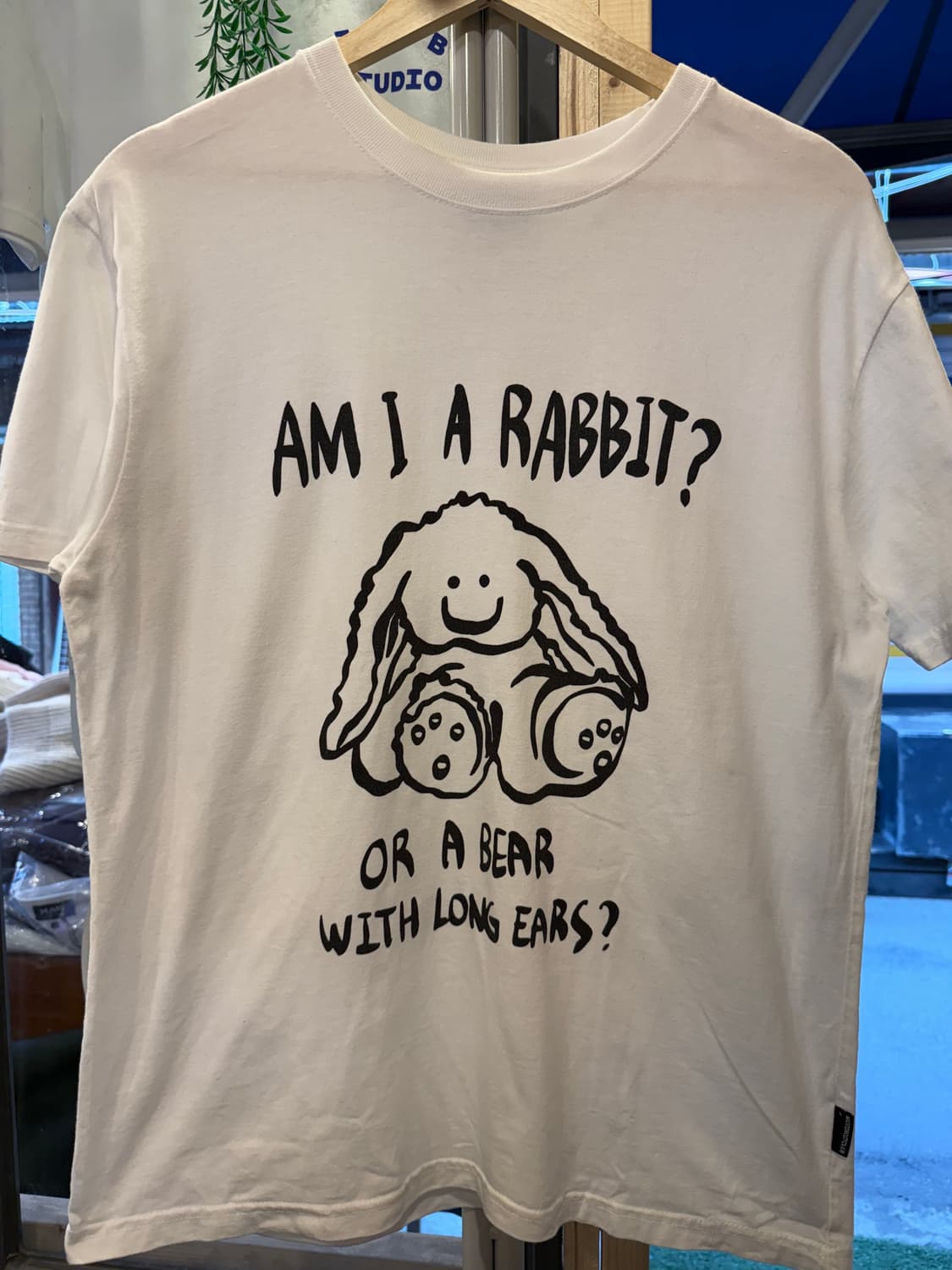 나이스고스트클럽 화이트 프린팅 반팔티 상품이미지1