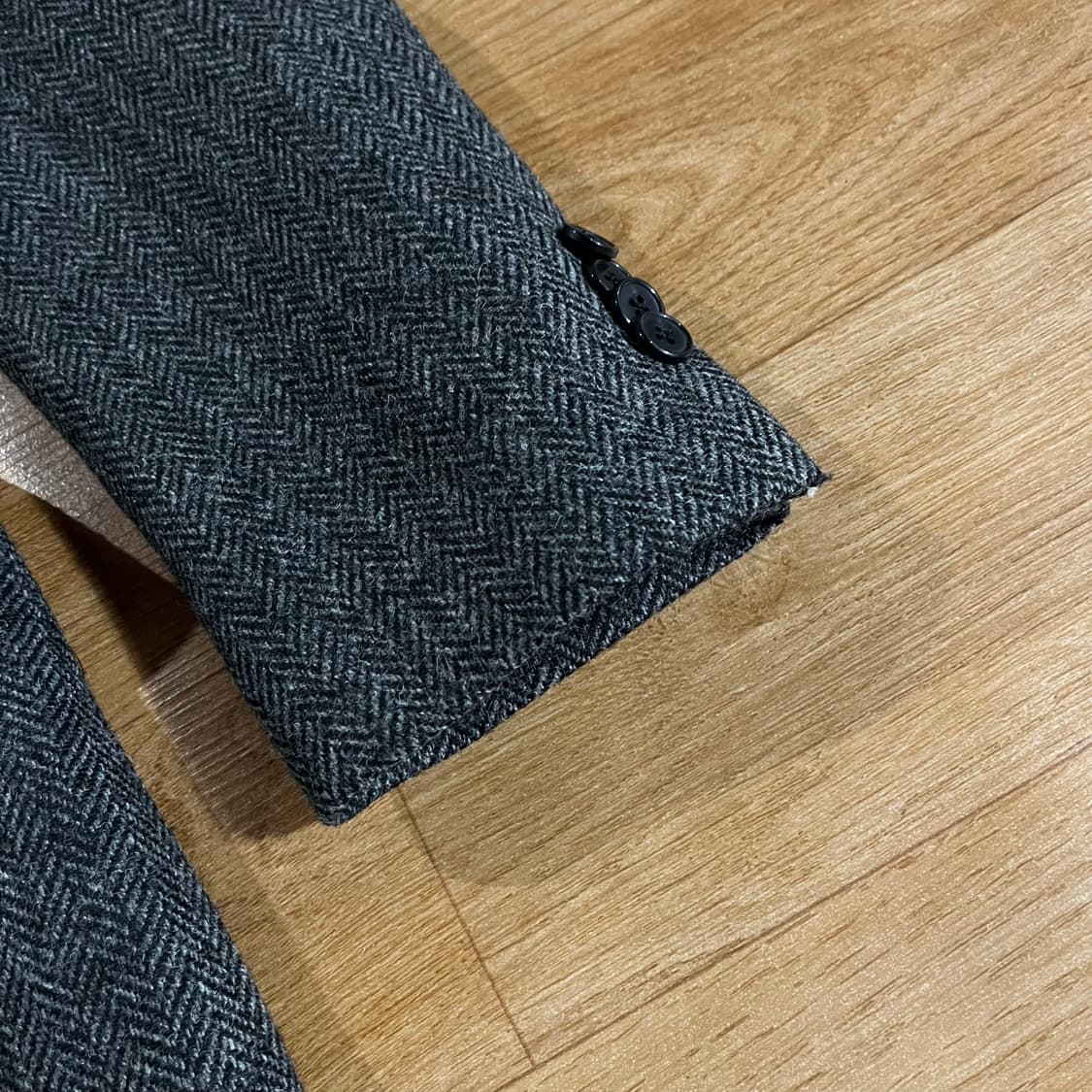 [97] 맨온더분 헤링본 울자켓 상품이미지3