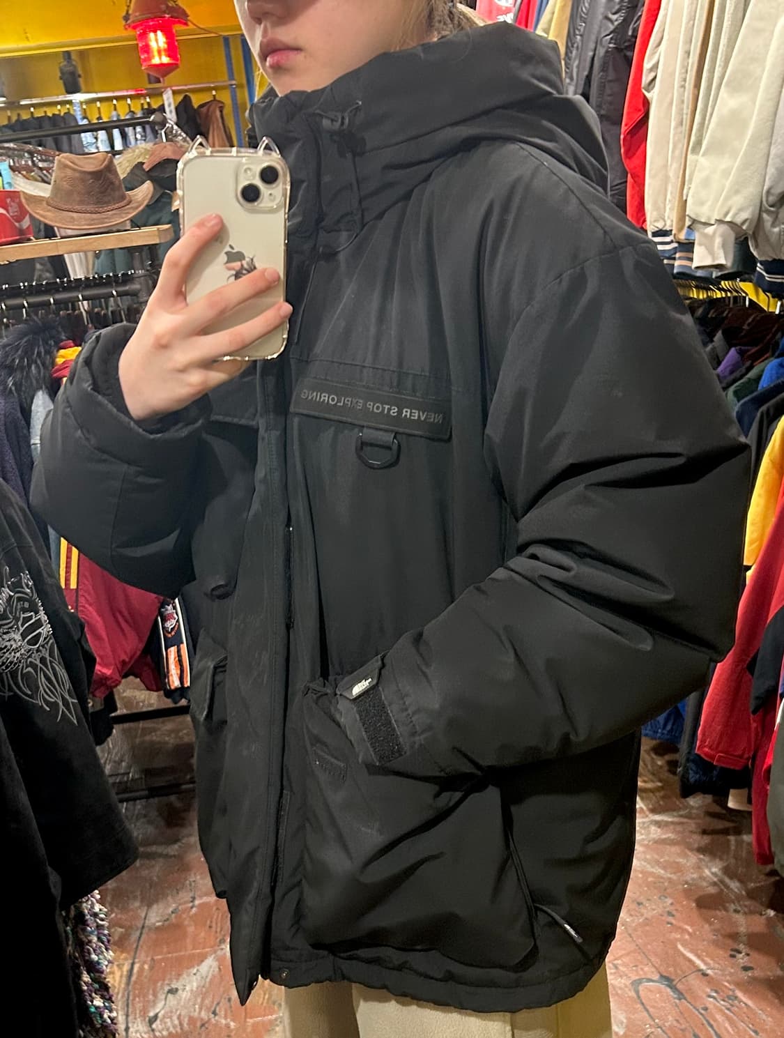 [HI] 노스페이스 패딩 블랙 상품이미지4