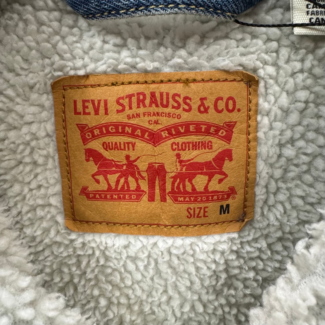 리바이스 타입 3 쉐르파 연청 데님 트러커 자켓 상품이미지6