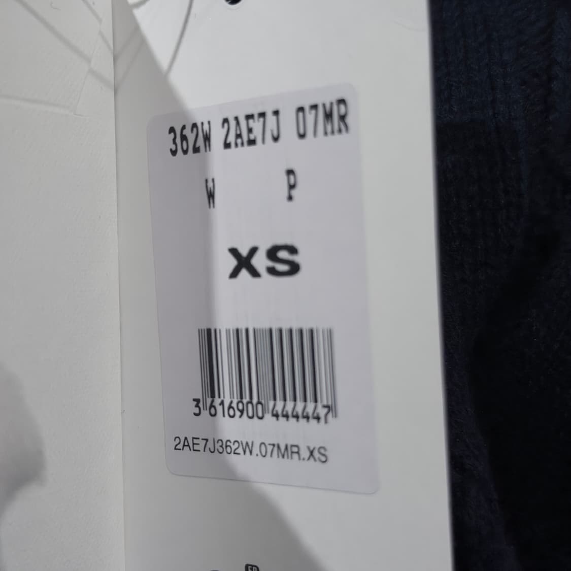 (A+/XS) / 셀린느 케이블 니트 트리옹프 캐시미어 가디건 네이비 상품이미지8